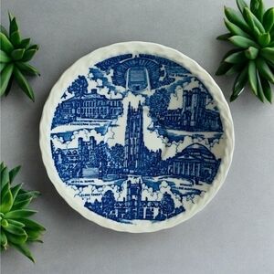 Vintage Porcelain Vernon Kilns Detroit Commemorative Plate Mini Souvenir Plate